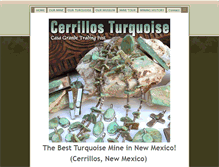 Tablet Screenshot of cerrillosturquoise.com